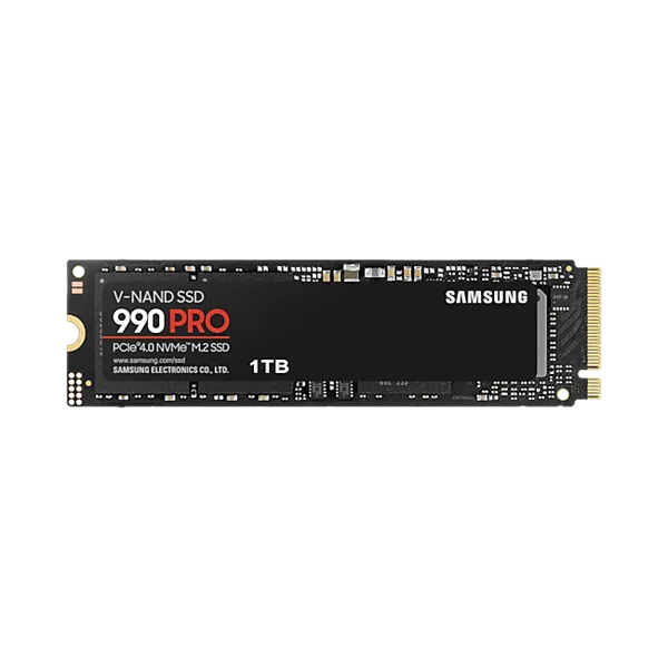 SAMSUNG SSD Belső, 1TB, 990 PRO, PCIe 4.0, NVMe 2.0, 600 TBW