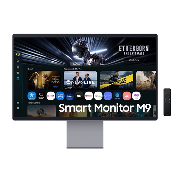 SAMSUNG_AI_SMART_OLED_monitor_32_M9_3840x2160_169_250cdm2_HDMIDisplayPortUSB-CWiFiBT_hangszoro-i1665625.jpg SAMSUNG AI SMART OLED monitor 32" M9, 3840x2160, 16:9, 250cd/m2, HDMI/DisplayPort/USB-C/WiFi/BT, hangszóró - Image 1