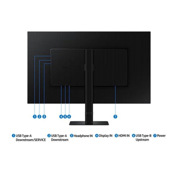 Samsung LS32D800EAUXEN 32" UHD ViewFinity S8 Üzleti Monitor - Image 5