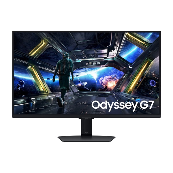 SAMSUNG Gaming 144Hz IPS monitor 32" G70D, 3840x2160, 16:9, 350cd/m2, 1ms, 2xHDMI/DisplayPort,WiFi, Bluetooth, hangszóró - Image 1