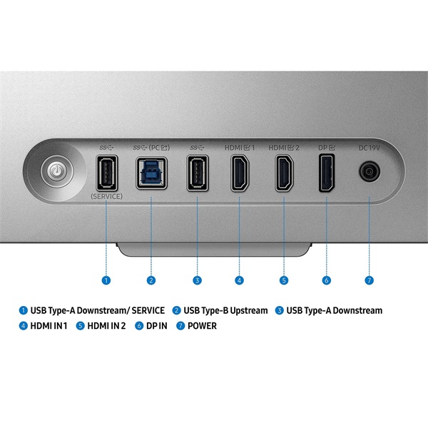 Samsung Monitor 27" - S27FG900XU (IPS, 3840x2160, 16:9, 4K, 165Hz, 350cd/m2, 1ms, Pivot) - Image 10