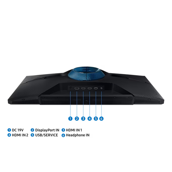 SAMSUNG Gaming 165Hz VA monitor 27" G51C, 2560x1440, 16:9, 300cd/m2, 1ms, 2xHDMI/DisplayPort, Pivot - Image 21