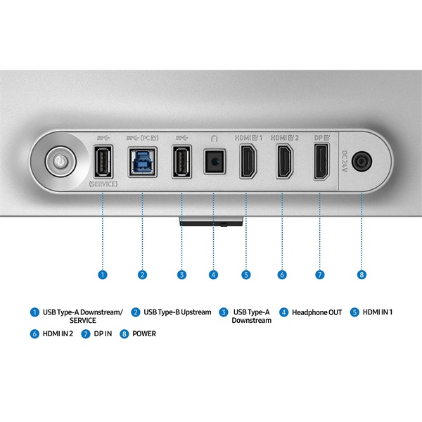 SAMSUNG Gaming 240Hz OLED monitor 27", 3840x2160, 16:9, 250cd/m2, 0.03ms, HDMI/DisplayPort/USB,Pivot - Image 4