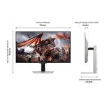 SAMSUNG Gaming 240Hz OLED monitor 32"G80SD,3840x2160,16:9,250cd/m2, 0.03ms,DisplayPort/HDMI/USB/WiFi/Bluetooth,hangszóró - Image 11
