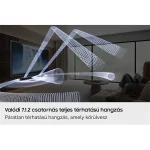 SAMSUNG HW-QS90H/EN All-in-one 7.1.2 csatornás hangprojektor, Fekete - Image 4