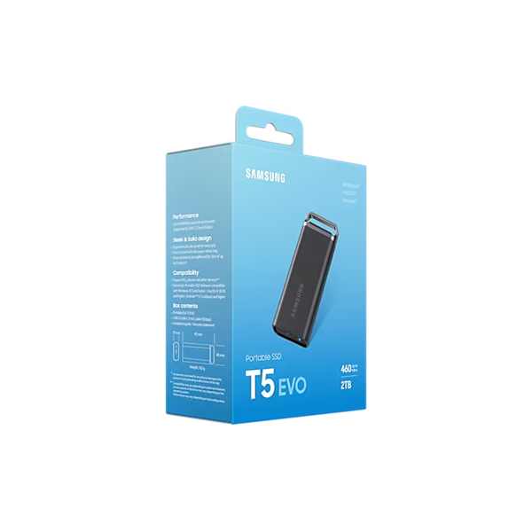 Samsung T5 EVO külső SSD fekete 2TB USB 3.2 (MU-PH2T0S/EU) - Image 12