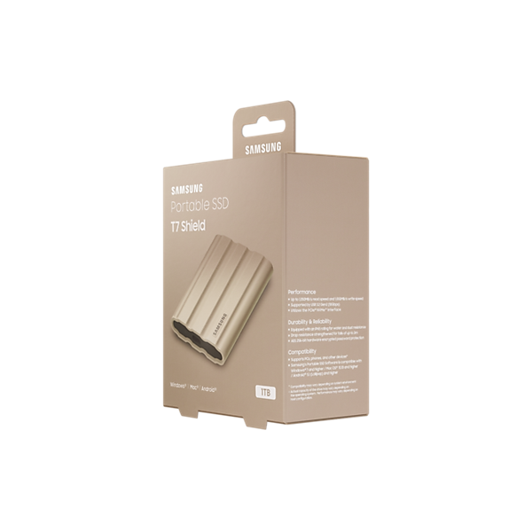 Samsung 1000GB USB 3.2 (MU-PE1T0K/EU) bézs T7 Shield külső SSD - Image 11
