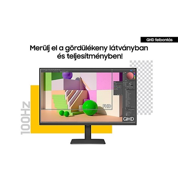 Samsung LS32D600UAUXEN 32" QHD 100Hz ViewFinity S6 Üzleti Monitor - Image 6