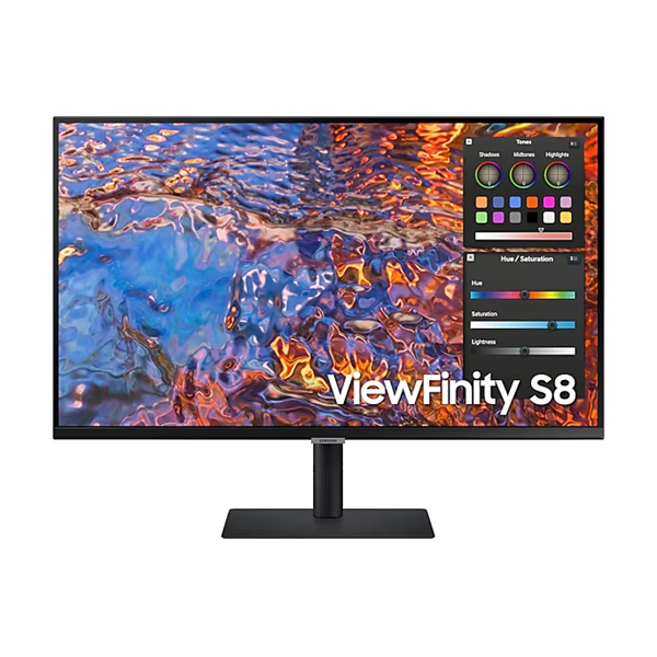 SAMSUNG IPS monitor 32" S80PB, 3840x2160, 16:9, 350cd/m2, 5ms, DisplayPort/HDMI/3xUSB/USB-C/LAN, Pivot - Image 3