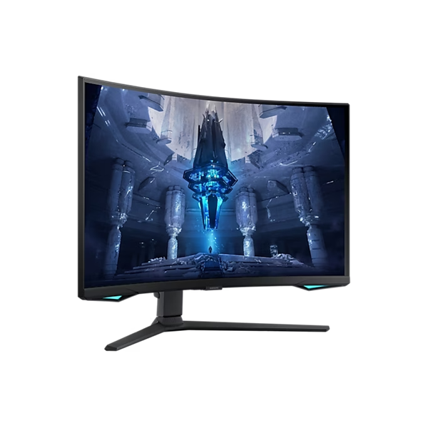 SAMSUNG Ívelt Gaming 165Hz VA monitor 32" G75NB, 3840x2160, 16:9, 350cd/m2, 1ms, 2xHDMI/DisplayPort/2xUSB, Pivot - Image 5