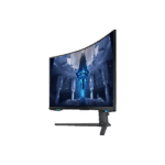 SAMSUNG Ívelt Gaming 165Hz VA monitor 32" G75NB, 3840x2160, 16:9, 350cd/m2, 1ms, 2xHDMI/DisplayPort/2xUSB, Pivot - Image 6