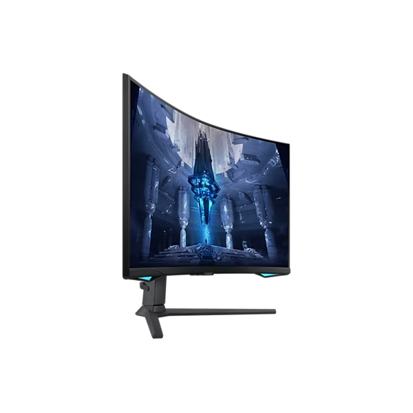 SAMSUNG Ívelt Gaming 165Hz VA monitor 32" G75NB, 3840x2160, 16:9, 350cd/m2, 1ms, 2xHDMI/DisplayPort/2xUSB, Pivot - Image 7
