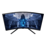 SAMSUNG Ívelt Gaming 165Hz VA monitor 32" G75NB, 3840x2160, 16:9, 350cd/m2, 1ms, 2xHDMI/DisplayPort/2xUSB, Pivot - Image 11