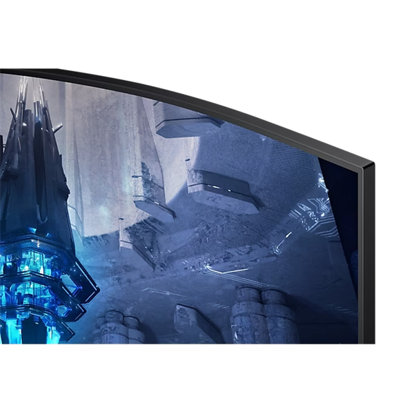 SAMSUNG Ívelt Gaming 165Hz VA monitor 32" G75NB, 3840x2160, 16:9, 350cd/m2, 1ms, 2xHDMI/DisplayPort/2xUSB, Pivot - Image 17
