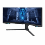 SAMSUNG Ívelt Gaming 165Hz VA monitor 32" G75NB, 3840x2160, 16:9, 350cd/m2, 1ms, 2xHDMI/DisplayPort/2xUSB, Pivot - Image 18