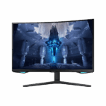 SAMSUNG Ívelt Gaming 165Hz VA monitor 32" G75NB, 3840x2160, 16:9, 350cd/m2, 1ms, 2xHDMI/DisplayPort/2xUSB, Pivot - Image 19