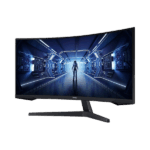 SAMSUNG Ívelt Gaming 165Hz VA monitor 34" G5, 3440x1440, 21:9, 250cd/m2, 1ms, HDMI/DisplayPort - Image 7