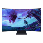 SAMSUNG Ívelt Gaming 165Hz VA monitor 55" G97NC, 3840x2160, 16:9, 600cd/m2, 1ms, 3xHDMI/DP/2xUSB/LAN/WiFi/BT, hangszóró - Image 9