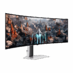 SAMSUNG Ívelt Gaming 240Hz OLED monitor 49" G93SD, 5120x1440, 32:9, 250cd/m2, 0.03ms, HDMI/MicroHDMI/DP - Image 5