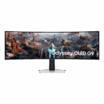 SAMSUNG Ívelt Gaming 240Hz OLED monitor 49" G93SD, 5120x1440, 32:9, 250cd/m2, 0.03ms, HDMI/MicroHDMI/DP