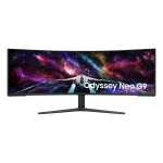 SAMSUNG Ívelt Gaming 240Hz VA monitor 57" G95NC, 7680x2160, 32:9, 420cd/m2, 1ms, 3xHDMI/DP/2xUSB