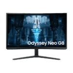 SAMSUNG Ívelt Gaming 240Hz VA monitor 32" G85NB, 3840x2160, 16:9, 350cd/m2, 1ms, 2xHDMI/DisplayPort/2xUSB, Pivot