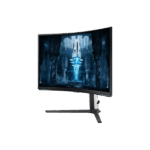 SAMSUNG Ívelt Gaming 240Hz VA monitor 32" G85NB, 3840x2160, 16:9, 350cd/m2, 1ms, 2xHDMI/DisplayPort/2xUSB, Pivot - Image 4
