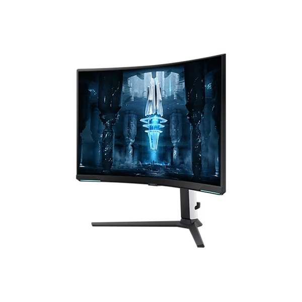 SAMSUNG Ívelt Gaming 240Hz VA monitor 32" G85NB, 3840x2160, 16:9, 350cd/m2, 1ms, 2xHDMI/DisplayPort/2xUSB, Pivot - Image 4