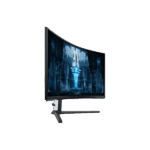 SAMSUNG Ívelt Gaming 240Hz VA monitor 32" G85NB, 3840x2160, 16:9, 350cd/m2, 1ms, 2xHDMI/DisplayPort/2xUSB, Pivot - Image 7