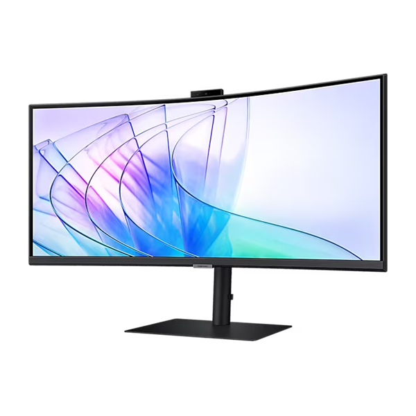 SAMSUNG Ívelt VA monitor 34" S65VC, 3440x1400, 21:9, 350cd/m2, 5ms, HDMI/DisplayPort/2xUSB/USB-C/LAN, hangszóró&webkam. - Image 8