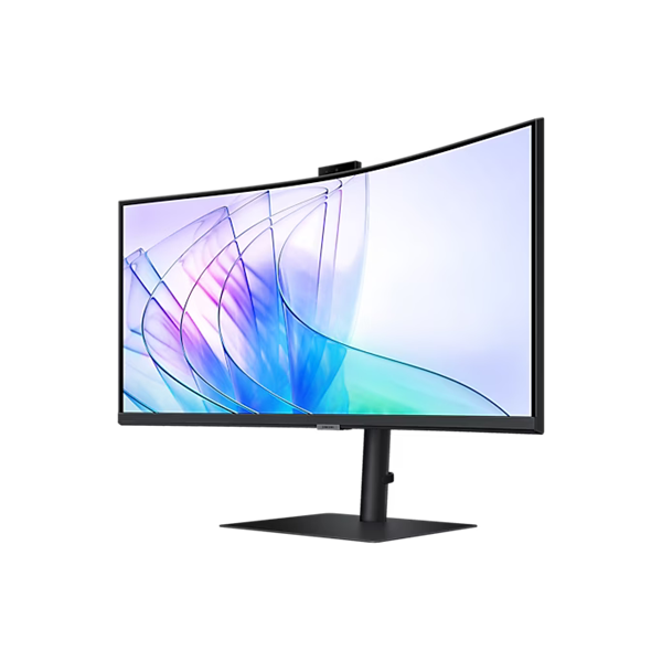SAMSUNG Ívelt VA monitor 34" S65VC, 3440x1400, 21:9, 350cd/m2, 5ms, HDMI/DisplayPort/2xUSB/USB-C/LAN, hangszóró&webkam. - Image 6