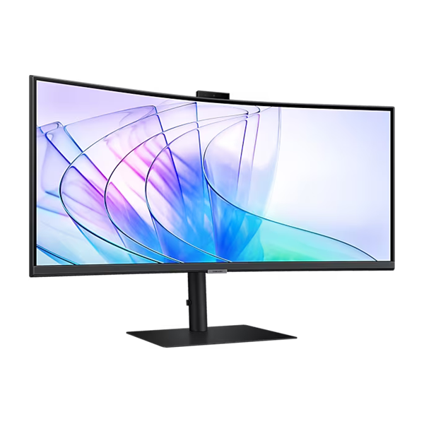 SAMSUNG Ívelt VA monitor 34" S65VC, 3440x1400, 21:9, 350cd/m2, 5ms, HDMI/DisplayPort/2xUSB/USB-C/LAN, hangszóró&webkam. - Image 7