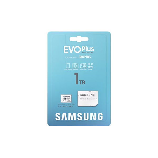 Samsung MicroSD kártya - 1TB MB-MC1T0SA/EU (EVO PLUS, microSDXC, UHS-I, R160, adapter, 1TB) - Image 9