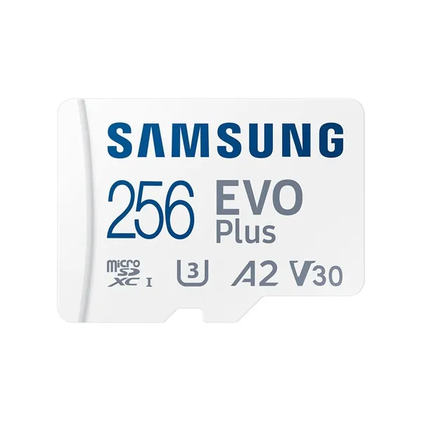 SAMSUNG SD kártya 256GB, EVO PLUS, Blue Wave, 160MB/s