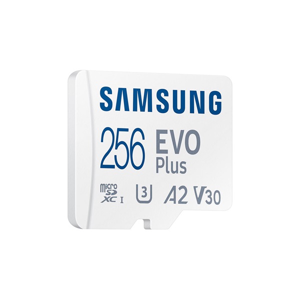 SAMSUNG Memóriakártya, EVO Plus microSD kártya (2021) 256GB, CLASS 10, UHS-1, U3, V30, A2, + Adapter, R160/W - Image 4