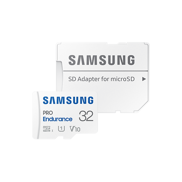 SAMSUNG Memóriakártya, PRO Endurance microSD kártya 32GB, CLASS 10, UHS-I (SDR104), + SD Adapter, R100/W30 - Image 4