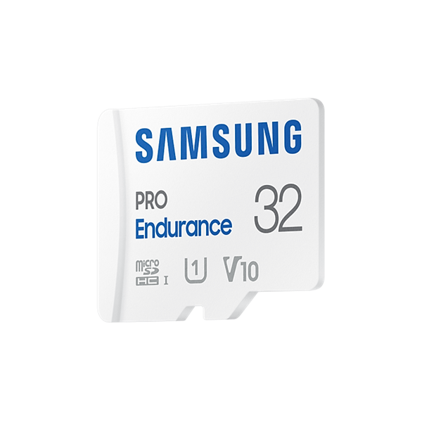 SAMSUNG Memóriakártya, PRO Endurance microSD kártya 32GB, CLASS 10, UHS-I (SDR104), + SD Adapter, R100/W30 - Image 2