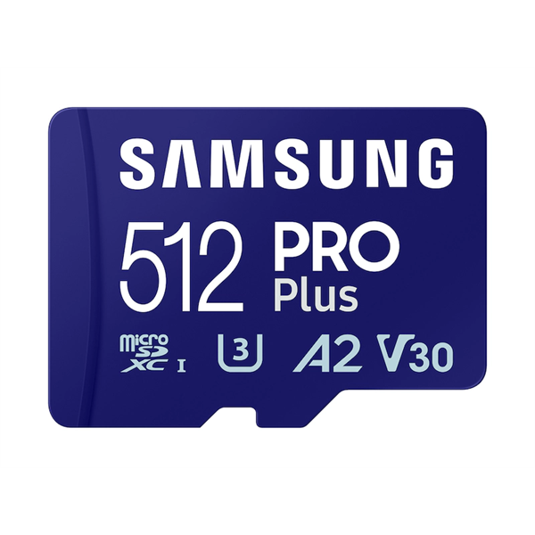 Samsung MicroSD kártya - 512GB MB-MD512SB/WW (PRO PLUS, UHS-I, R180/W130, adapter, 512GB) - Image 3
