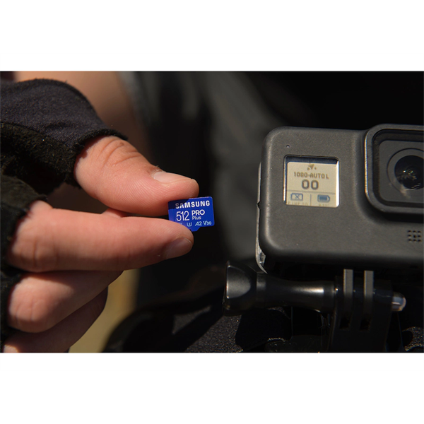 Samsung MicroSD kártya - 512GB MB-MD512SB/WW (PRO PLUS, UHS-I, R180/W130, adapter, 512GB) - Image 10