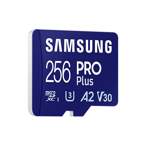 Samsung MicroSD kártya - 256GB MB-MD256SA/EU (PRO PLUS, USH-I, R180/W130, adapter, 256GB) - Image 3