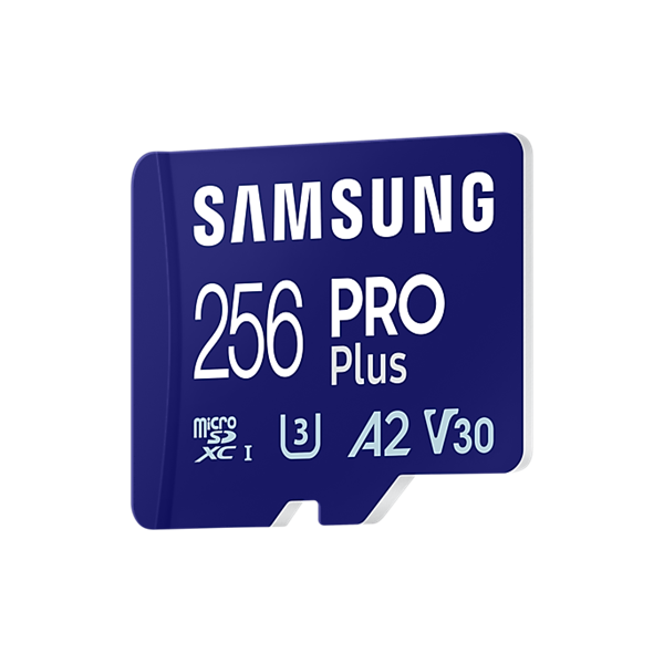 Samsung MicroSD kártya - 256GB MB-MD256SA/EU (PRO PLUS, USH-I, R180/W130, adapter, 256GB) - Image 2