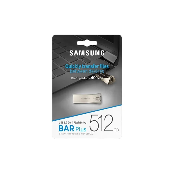 SAMSUNG Pendrive 512GB, Bar PLUS, Pezsgő - Image 8