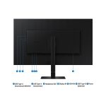 SAMSUNG VA monitor 37" S80D, 3840x2160, 16:9, 350cd/m2, 5ms, HDMI/DisplayPort/3xUSB - Image 9