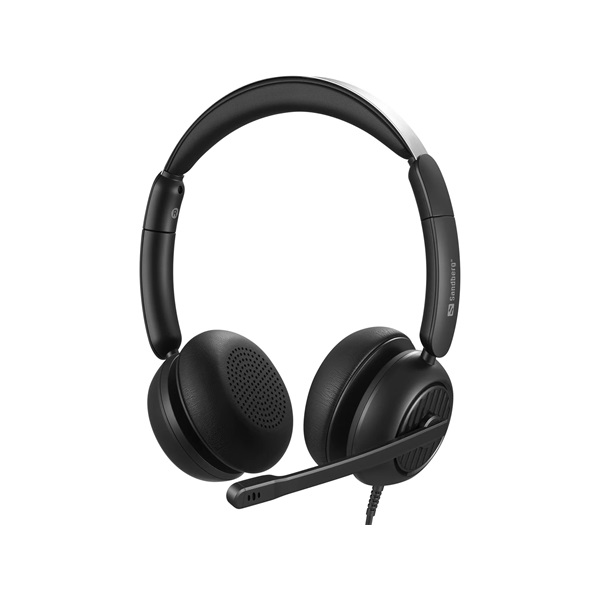 SANDBERG 3 in 1 Headset mikrofonnal, 3,5 mm minijack, USB-A és USB-C csatlakozó, hang szabályozás némítás, 5 év garancia - Image 1