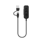 SANDBERG 3 in 1 Headset mikrofonnal, 3,5 mm minijack, USB-A és USB-C csatlakozó, hang szabályozás némítás, 5 év garancia - Image 2