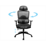 Sandberg ErgoFusion Gaming Chair Pro Black - Image 10