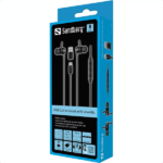 Sandberg Fülhallgató - USB-C/A In-Earset with Line-Mic - Image 6