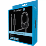 SANDBERG Headset mikrofonnal, USB-C Office Headset - Image 6