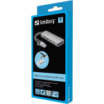 SANDBERG Hub és elosztó, USB-C/A to 2xUSB-A+2xUSB-C Hub - Image 3
