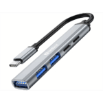 SANDBERG Hub és elosztó, USB-C to 3xUSB-A+2xUSB-C SAVER
